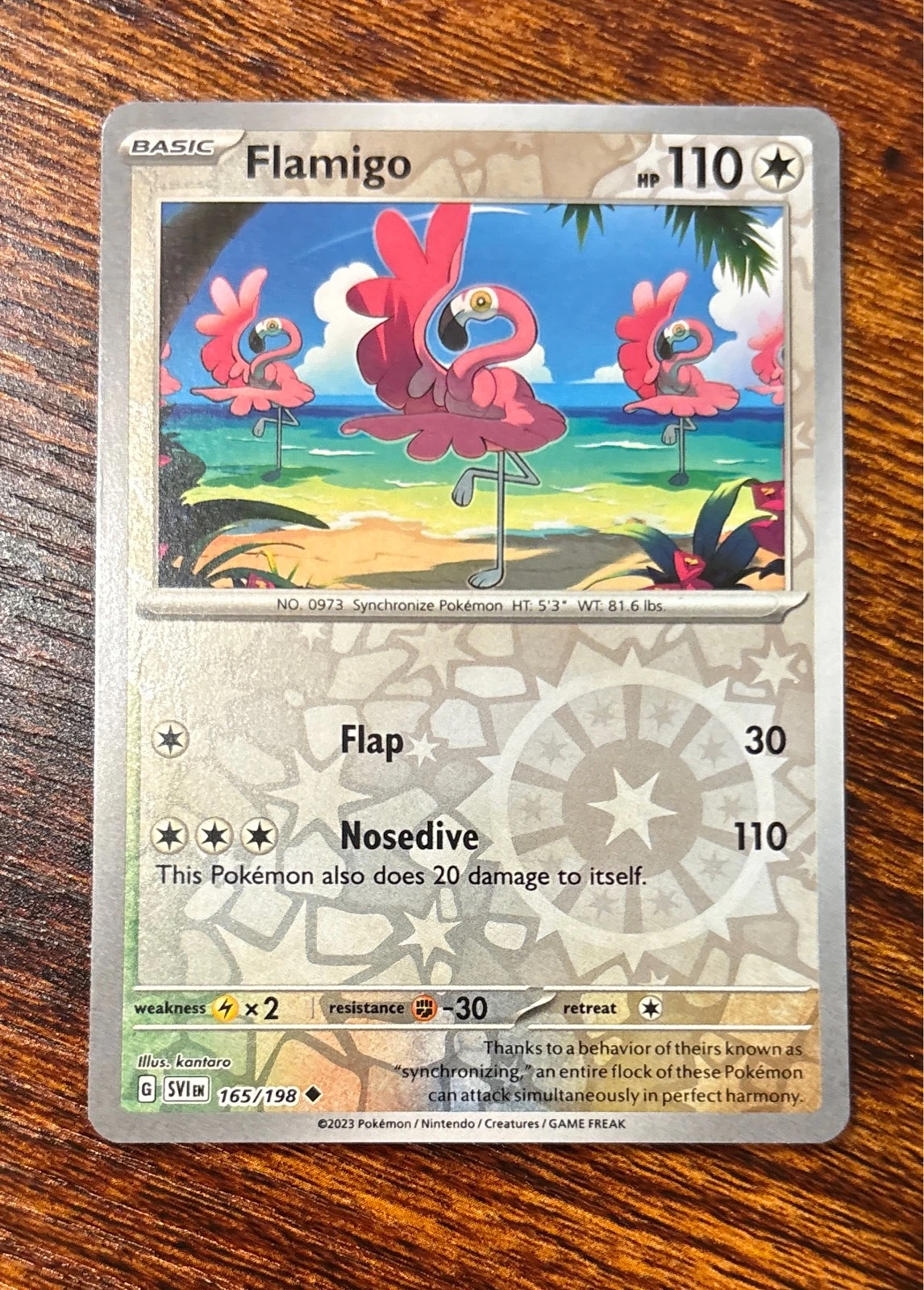Flamigo - Scarlet & Violet #165/198
