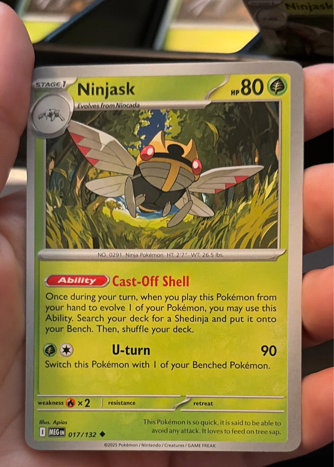 ME01: Mega Evolution #017/132 Ninjask - Pokémon