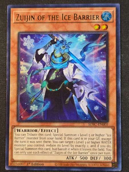 Zuijin of the Ice Barrier - Structure Deck: Freezing Chains #SDFC-EN005