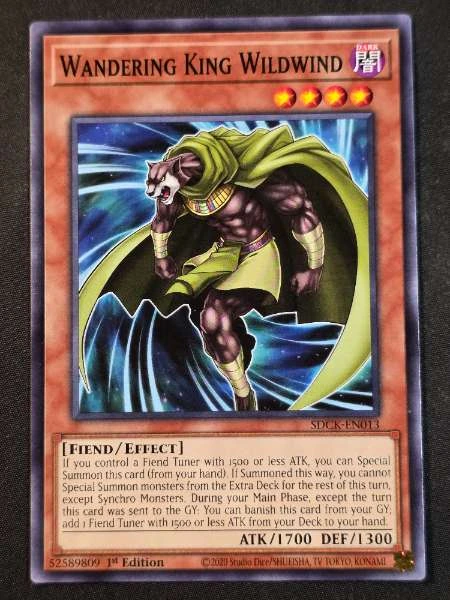 Wandering King Wildwind - Structure Deck: The Crimson King #SDCK-EN013