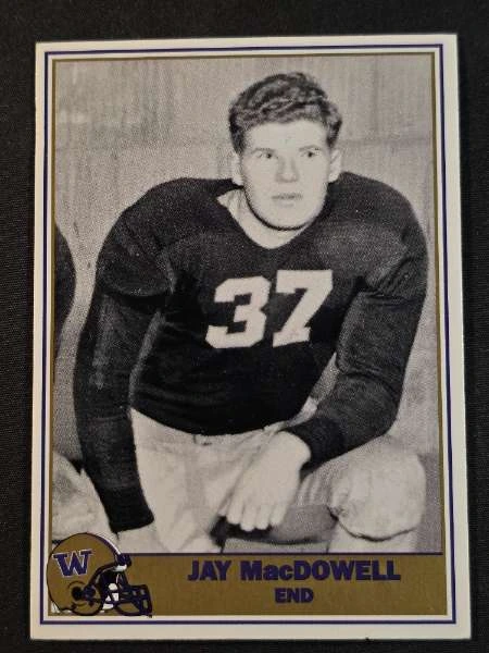 Jay MacDowell - Washington Huskies Football Greats #40