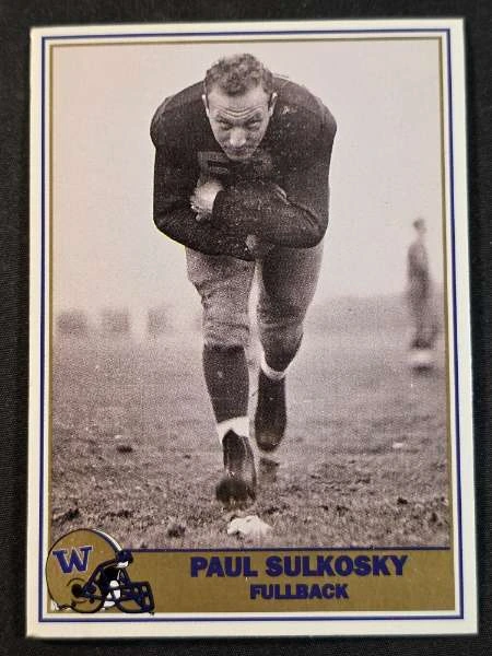 Paul "Socko" Sulkosky - Washington Huskies Football Greats #23