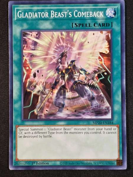 Gladiator Beast's Comeback - 2020 Tin of Lost Memories #MP20-EN184