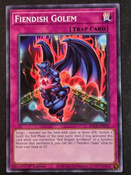 Fiendish Golem - Structure Deck: The Crimson King #SDCK-EN032