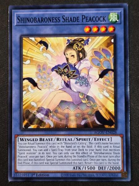 Shinobaroness Shade Peacock - Age of Overlord #AGOV-EN028