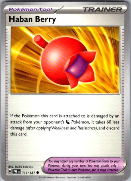 Haban Berry - Prismatic Evolutions #111/131