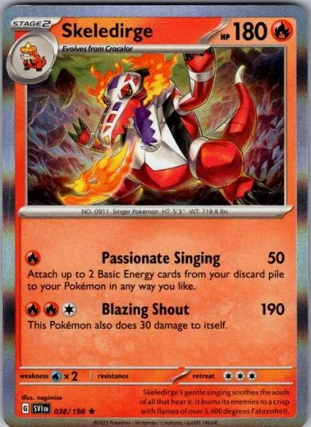 Skeledirge - Scarlet & Violet Base Set #038/198
