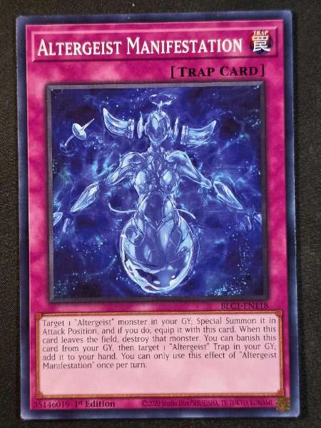 Altergeist Manifestation - Battles of Legend: Relentless Revenge / Battles of Legend: Chapter 1 #BLC1-EN118