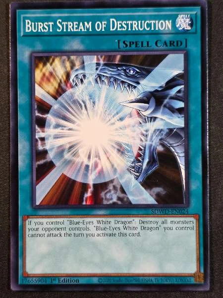 Burst Stream of Destruction - Structure Deck: Saga of Blue-Eyes White Dragon #SDWD-EN024
