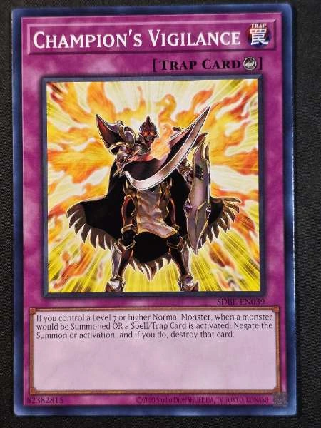 Champion's Vigilance - Saga of Blue Eyes White Dragon #SDBE-EN039