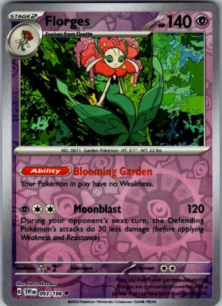 Florges - Scarlet & Violet Base Set #093/198