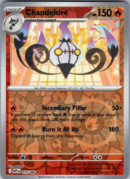 Chandelure - White Flare #018/086