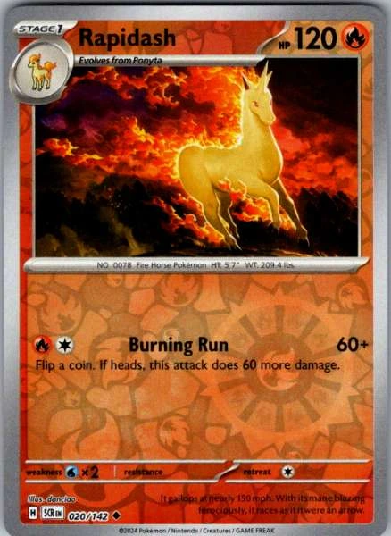 Rapidash - Stellar Crown #020/142
