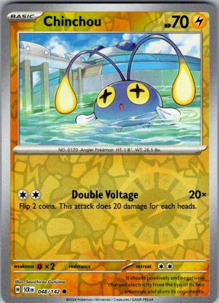 Chinchou - Stellar Crown #048/142