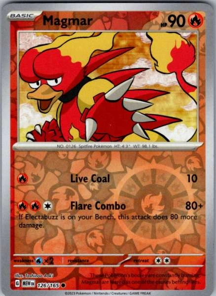 Magmar - Scarlet & Violet 151 #126/165