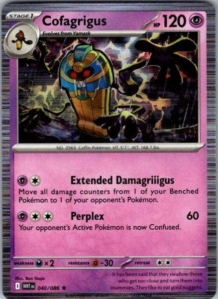 Cofagrigus - White Flare #040/086