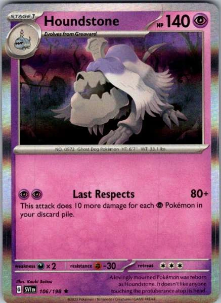 Houndstone - Scarlet & Violet Base Set #106/198