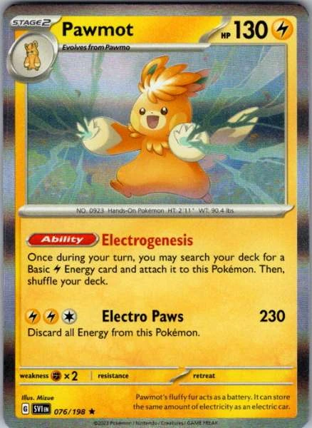Pawmot - Scarlet & Violet Base Set #076/198