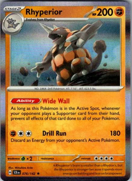 Rhyperior - Stellar Crown #076/142