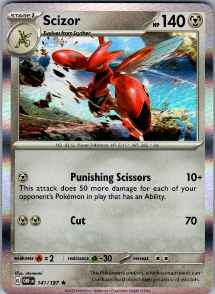 Scizor - Obsidian Flames #141/197