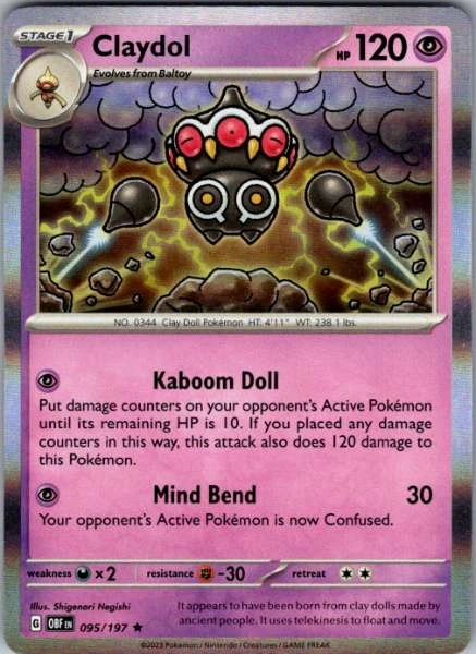 Claydol - Obsidian Flames #095/197