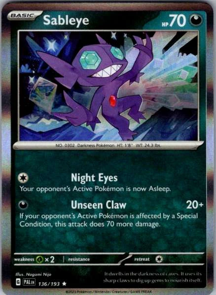 Sableye - Paldea Evolved #136/193