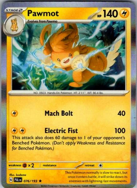 Pawmot - Paldea Evolved #076/193