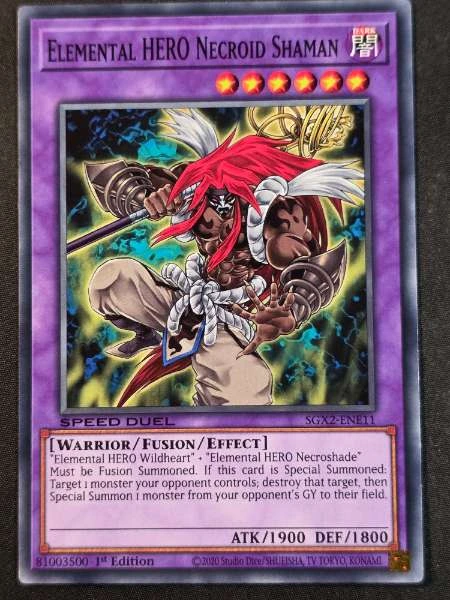 Elemental HERO Necroid Shaman - Speed Duel GX: Midterm Paradox #SGX2-ENE11