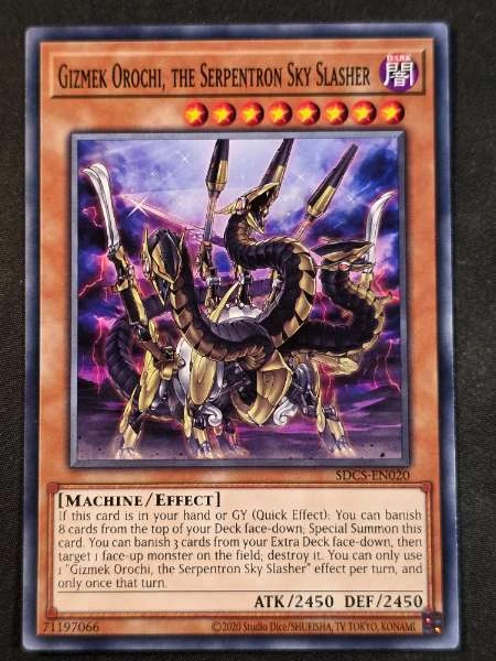 Gizmek Orochi, the Serpentron Sky Slasher - Structure Deck: Cyber Strike #SDCS-EN020