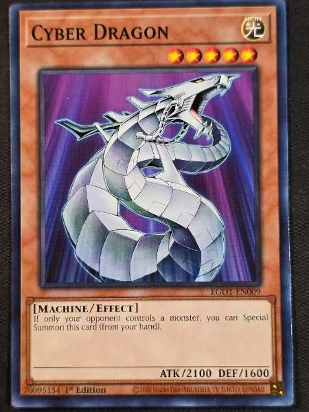 Cyber Dragon - Egyptian God Deck: Obelisk the Tormentor #EGO1-EN009