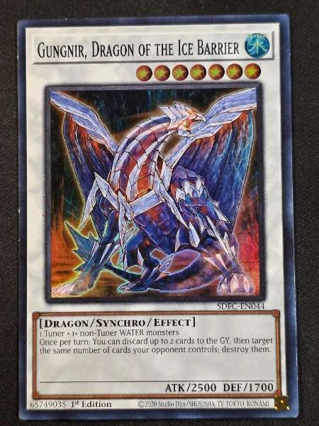 Gungnir, Dragon of the Ice Barrier - Structure Deck: Freezing Chains #SDFC-EN044