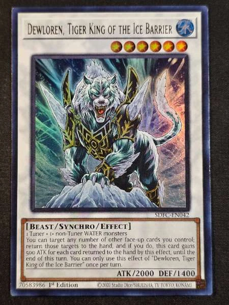 Dewloren, Tiger King of the Ice Barrier - Structure Deck: Dragunity Legion #SDFC-EN042