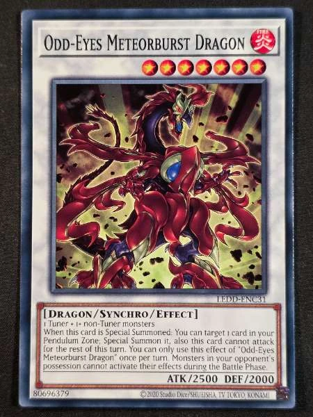 Odd-Eyes Meteorburst Dragon - Legendary Dragon Decks #LEDD-ENC31