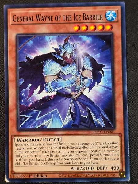 General Wayne of the Ice Barrier - Freezing Chains #SDFC-EN001