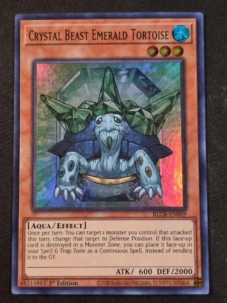 Crystal Beast Emerald Tortoise - Battles of Legend: Crystal Revenge #BLCR-EN049