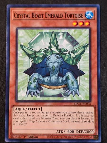 Crystal Beast Emerald Tortoise - Structure Deck: Legend of the Crystal #SDCB-EN003