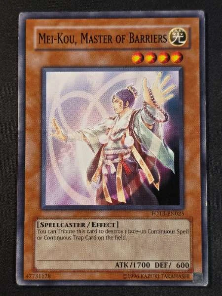 Mei-Kou, Master of Barriers - Force of the Breaker #FOTB-EN025