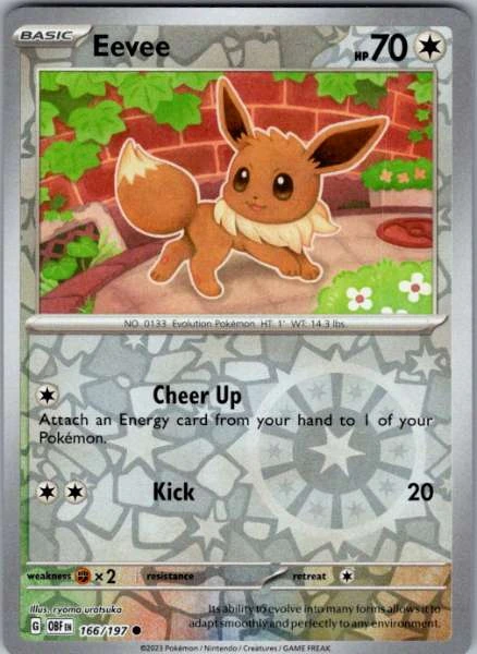 Eevee - Obsidian Flames #166/197