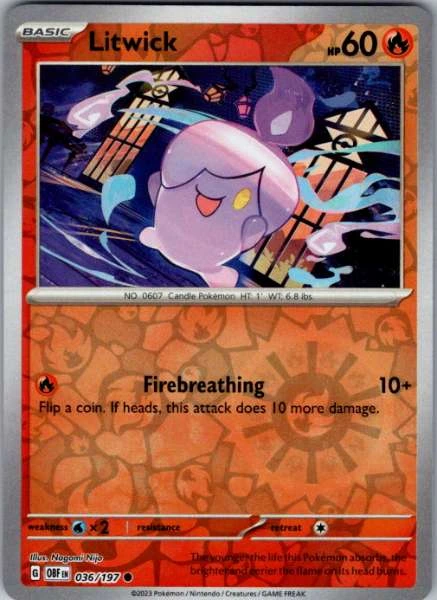 Litwick - Obsidian Flames #036/197