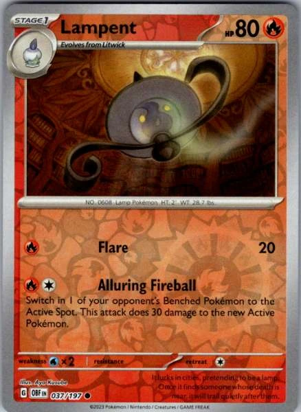 Lampent - Obsidian Flames #037/197