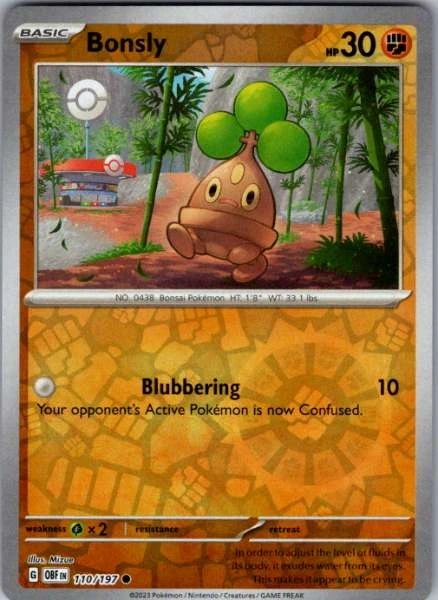 Bonsly - Obsidian Flames #110/197