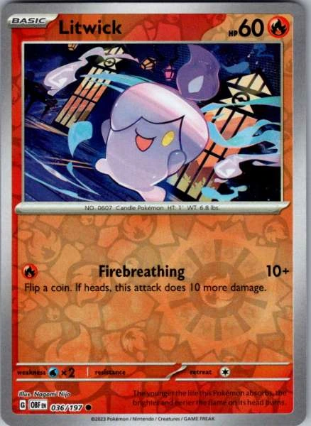 Litwick - Obsidian Flames #036/197