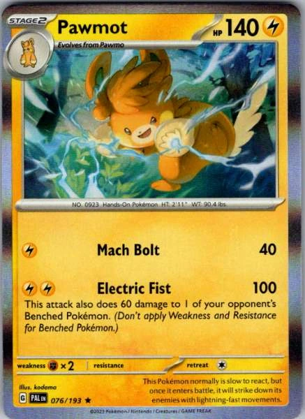Pawmot - Paldea Evolved #076/193
