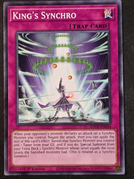King's Synchro - Structure Deck: The Crimson King #SDCK-EN034