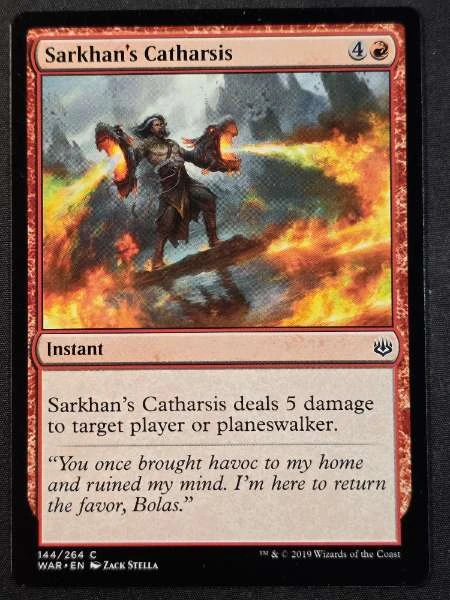 Sarkhan's Catharsis - War of the Spark #144/264