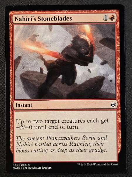 Nahiri's Stoneblades - War of the Spark #139/264