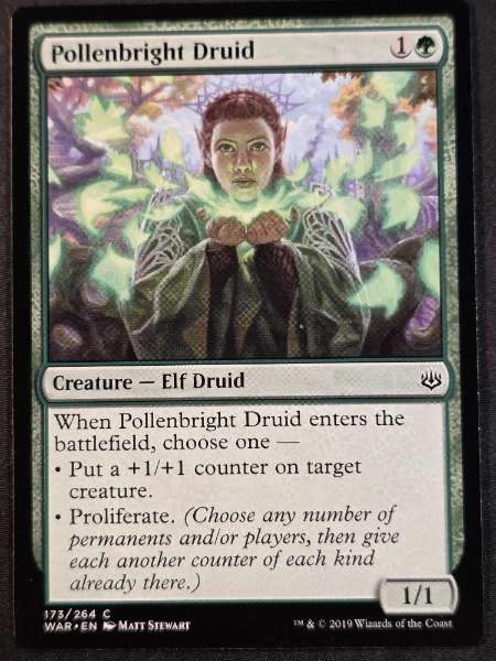 Pollenbright Druid - War of the Spark #173/264
