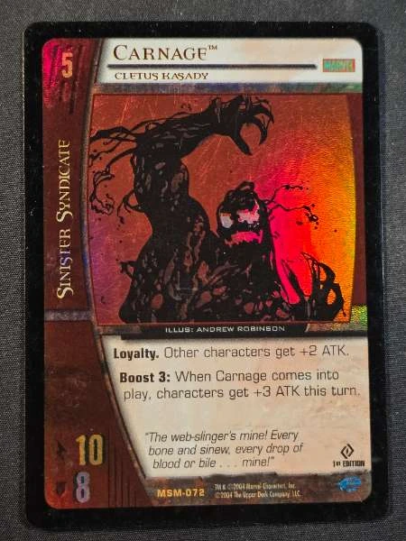 Carnage - Web of Spider-Man #MSM-072