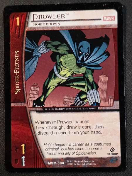 Prowler - Web of Spider-Man #MSM-004