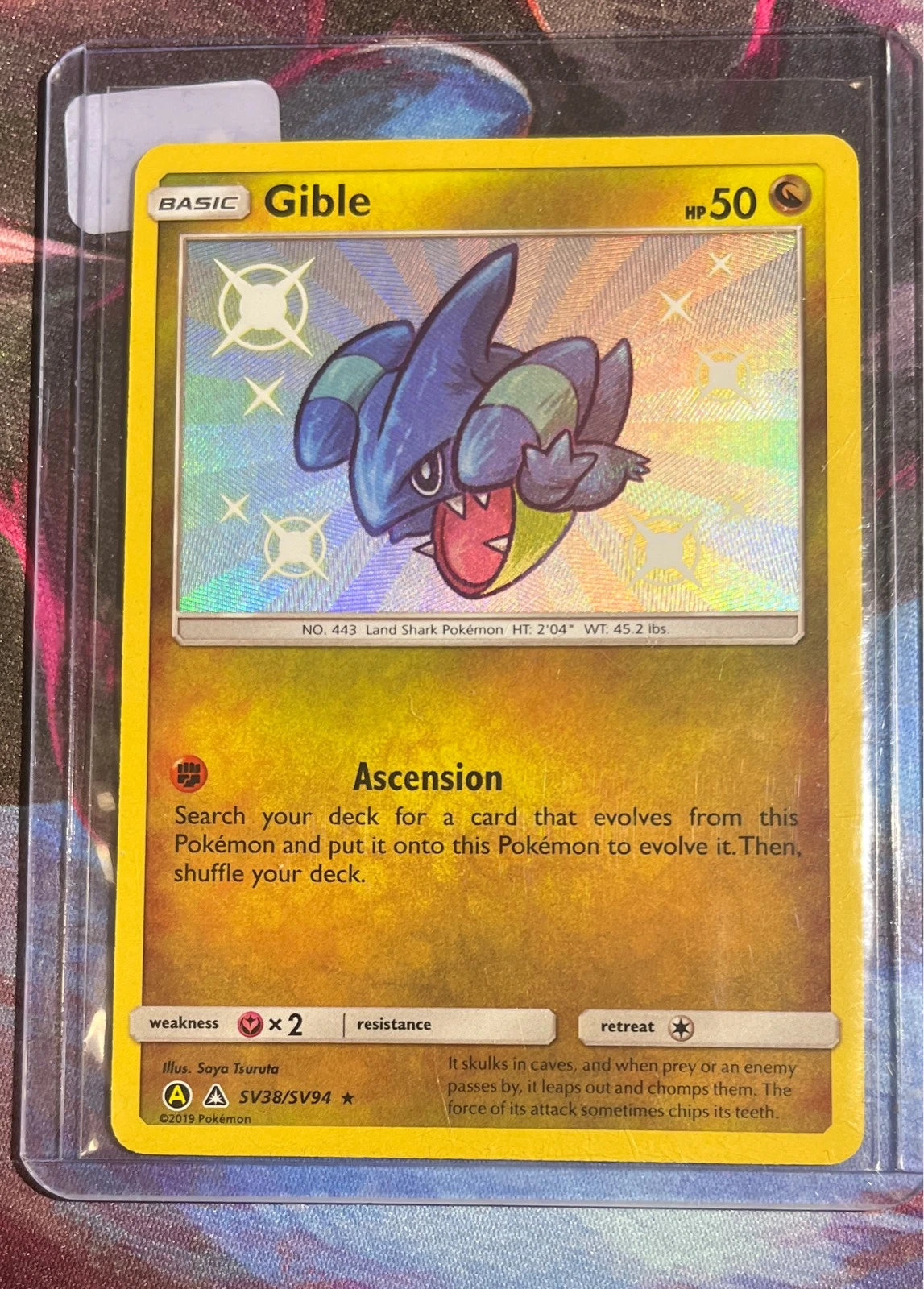 Gible - Hidden Fates #SV38/SV94